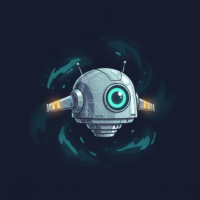 Lumin the signal-drone mascot